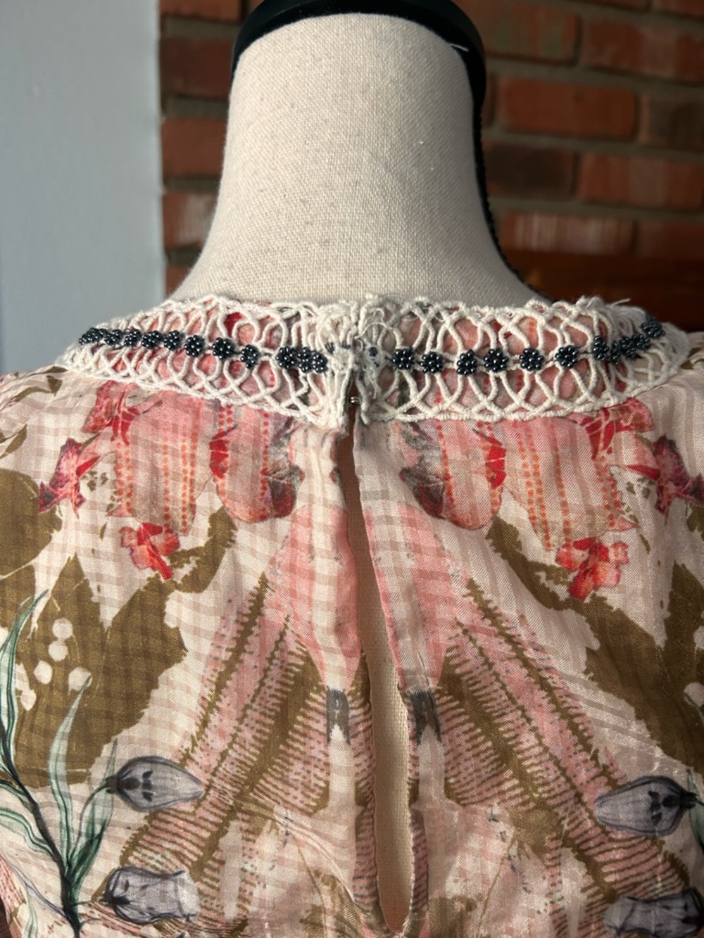 Anthropologie Bhanuni by Jyoti Dorais Bohemian Maxi Dress Sz S - Picture 12 of 13